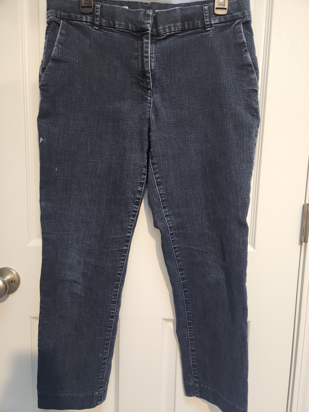 Liz Claiborne Dark Blue Ankle Jeans